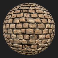 PBR texture wall bricks